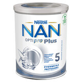 Nestle NAN Optipro Plus 5, produs pe bază de lapte pentru copii peste 2,5 ani, 800 g