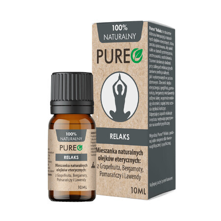 Pureo Relax, Mischung aus natürlichen ätherischen Ölen, 10 ml