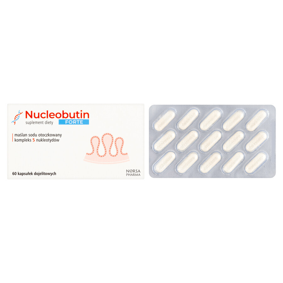 Nucleobutine Forte, 60 enterale capsules