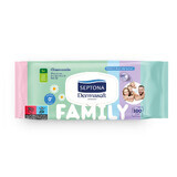 Septona Dermasoft Family, Feuchttücher, Kamille, 100 Stück