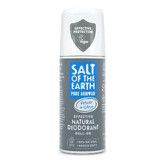 Salt Of The Earth Pure Armour Roll-On Deodorant für Männer mit Vetiver und Zitrusfrüchten, 75 ml, Crystal Spring