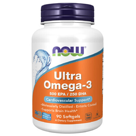 Now Foods Ultra Omega-3, 90 Weichkapseln