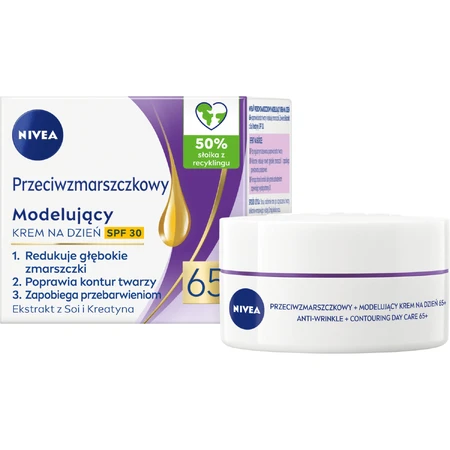 Nivea, Anti-Falten-Formungscreme 65+, Tagescreme, SPF 30, 50 ml