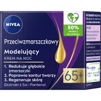 Nivea, crema modellante antirughe 65+, crema notte, 50 ml