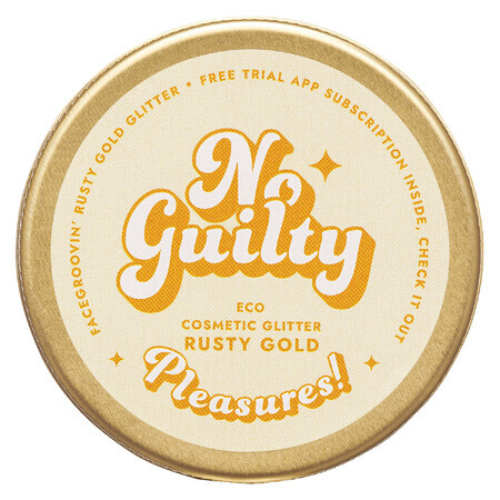 Ministry of Good Soap Facegroovin' Eco Glitter, sclipici bio pentru decorarea corpului și a feței, Rusty Gold, 10 g