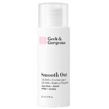 Geek &amp; Gorgeous Smooth Out, leistungsstarkes Peeling mit 12% AHA-Säuren und beruhigender Kaktusfeige, 30 ml