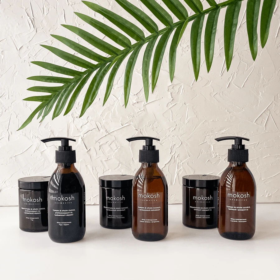 Mokosh, shampoo voor dof haar met droge punten, groene thee met bergamot, 200 ml