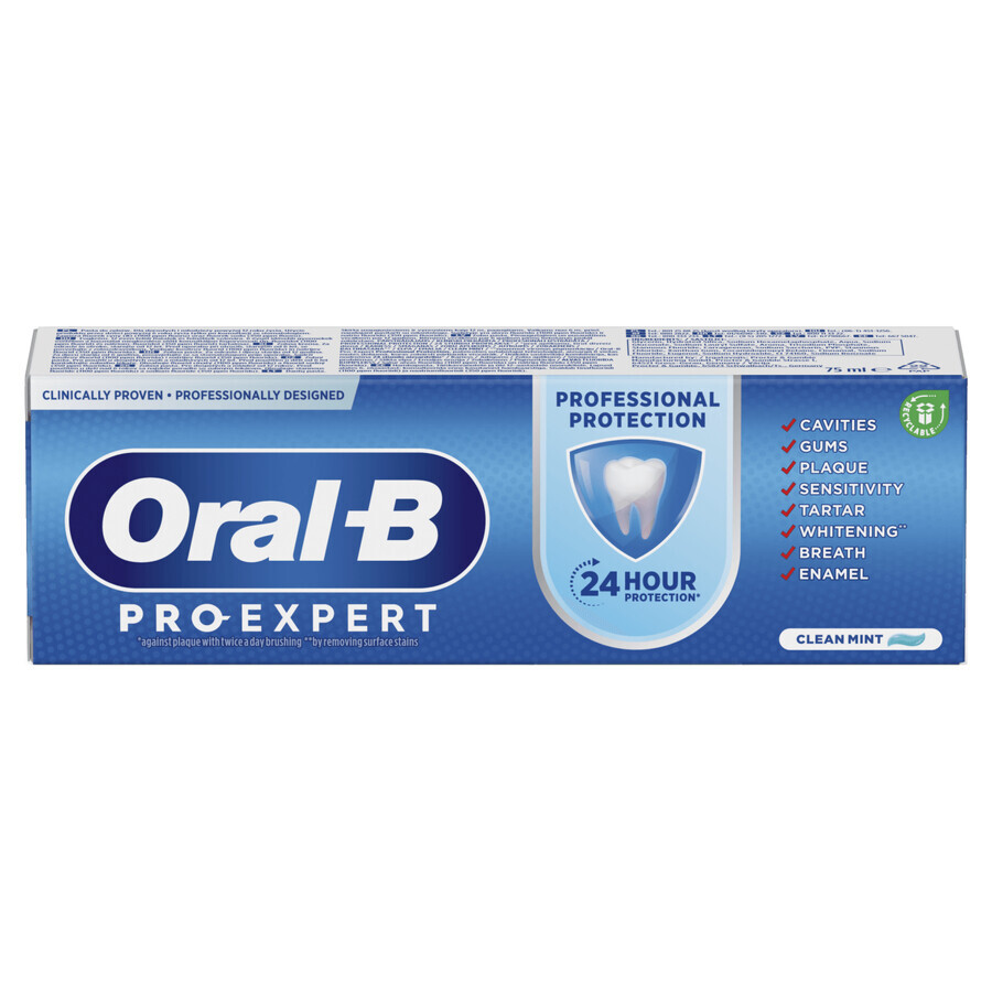 Oral-B Pro-Expert Professioneller Schutz Zahnpasta, 75 ml