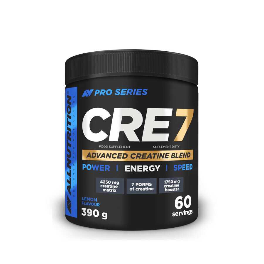 Allnutrition Pro Series CRE7, Zitronengeschmack, 390 g