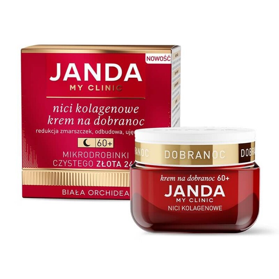 Janda My Clinic Collagen Threads 60+, crème de nuit, 50 ml