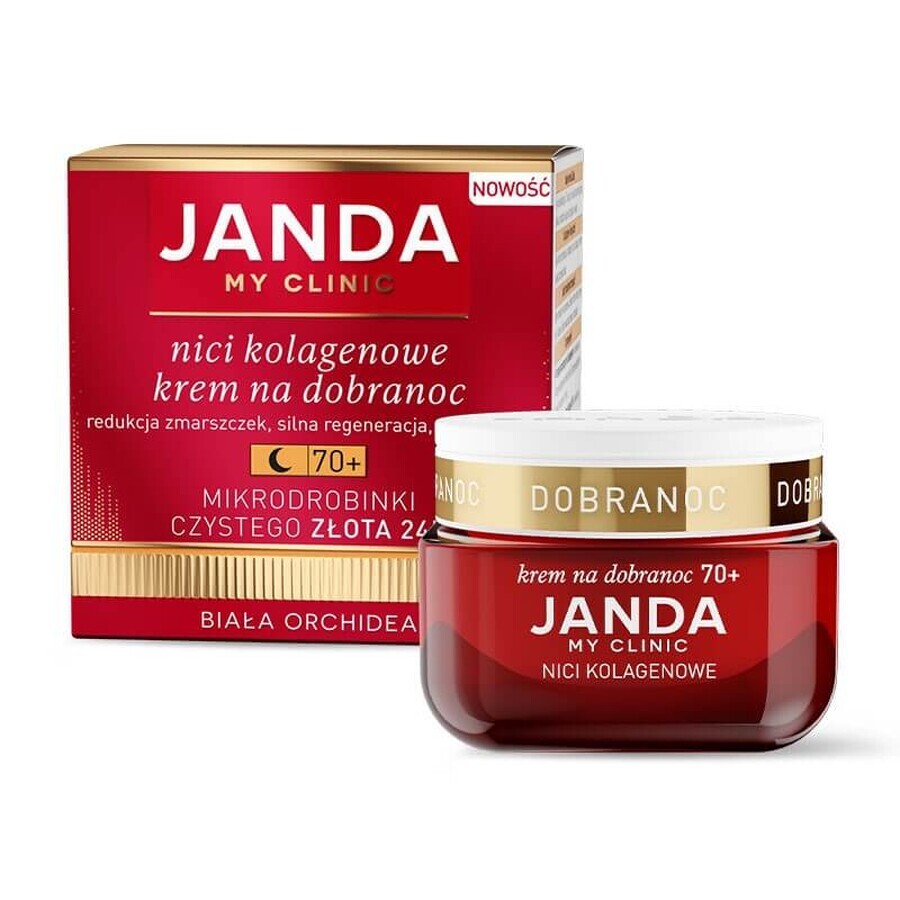 Janda My Clinic Collagen Threads 70+, night cream, 50 ml