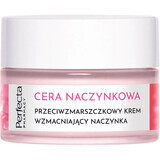 Perfecta Cera Naczynkowa, crema antiarrugas que fortalece los capilares, 50 ml