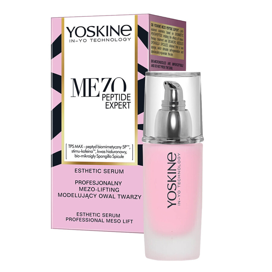 Yoskine Mezo Peptide Expert, ovalisierendes Gesichtsserum, 30 ml