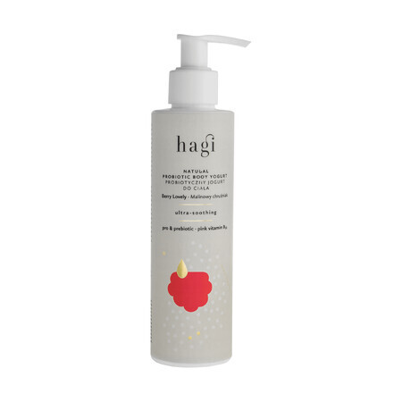 Hagi Raspberry Bough, probiotischer Körperjoghurt, ultra-beruhigend, 200 ml