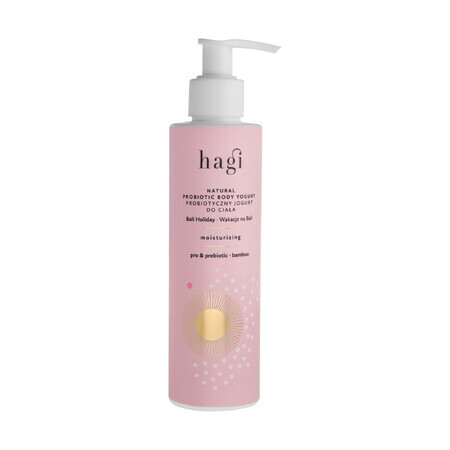 Hagi Holidays in Bali, probiotic yogurt for the body, moisturizing, 200 ml