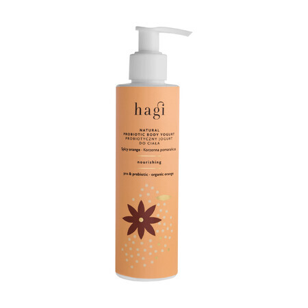 Hagi Spicy Orange, probiotischer Körperjoghurt, nahrhaft, 200 ml