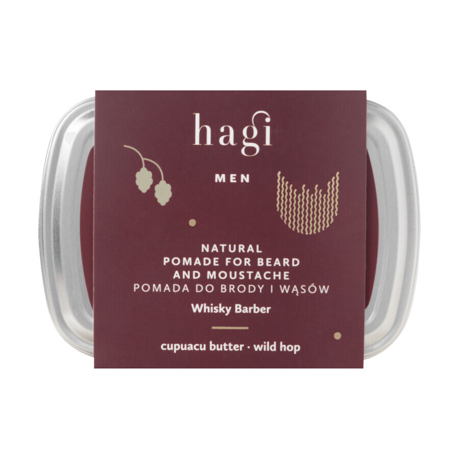 Hagi Whisky Barber, Pomade für Bart und Schnurrbart, 70 ml