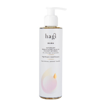 Hagi Mama, natürliche präbiotische Intimpflegeflüssigkeit, beruhigend und feuchtigkeitsspendend, 200 ml 