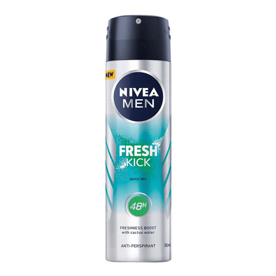 Desodorante en spray para hombre Fresh Kick, 150 ml, Nivea