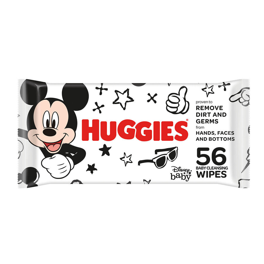 Huggies, Mickey Mouse Baby-Feuchttücher, 56 Stück