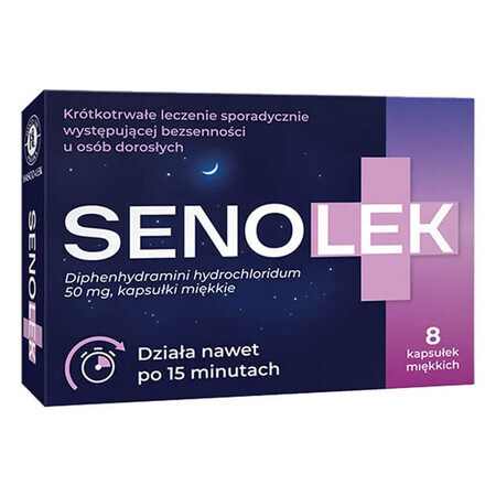 Senolek 50 mg, 8 Kapseln