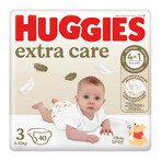 Huggies Extra Care, luiers, Disney, maat 3, 6-10 kg, Jumbo, 40 stuks