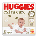 Huggies Extra Care, Windeln, Disney, Größe 3, 6-10 kg, Jumbo, 40 Stück