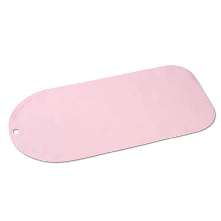 BabyOno, tapis antidérapant, 70 x 35 cm, rose, 1 pc