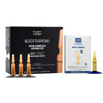 Set met gratis MartiDerm Black Diamond Skin Complex Advanced, gezichtsserum, 2 ml x 10 ampullen + Platinum Night Renew, nachtbooster, 2 ml x 5 ampullen