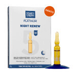 Set cu MartiDerm Shots Retinol Renew gratuit, ser facial, 20 ml + Platinum Night Renew, stimulent de noapte, 2 ml x 5 fiole