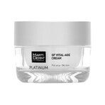 Set gratuit cu MartiDerm Platinum GF Vital Age Cream, cremă pentru piele uscată, 50 ml + Night Renew, stimulent de noapte, 2 ml x 5 fiole