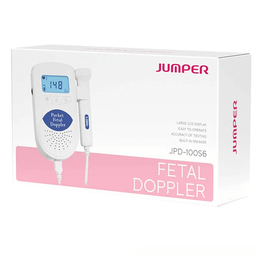 Jumper Doppler fetal JPD-100S6 detector de ritm cardiac fetal