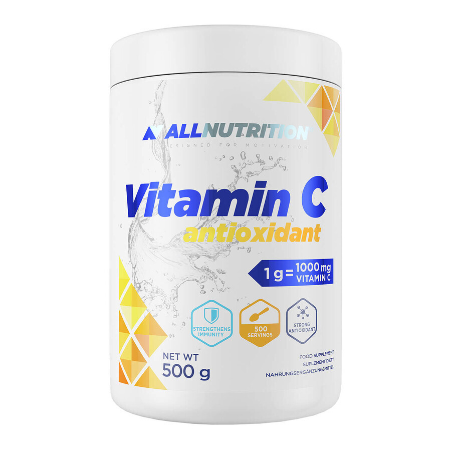 Allnutrition Vitamina C Antioxidant, vitamina C 1000 mg, 500 g