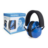 Haspro Kids Earmuffs, Kapselgehörschützer für Kinder, ab 4 Jahren, blau, 1 Stück