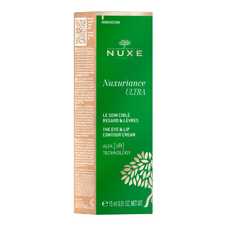 Nuxe Nuxuriance Ultra, crème anti-âge pour le contour des yeux et des lèvres, 15 ml