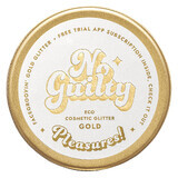 Ministry of Good Soap Facegroovin' Eco Glitter, Bio-Glitter für Körper- und Gesichtsdekoration, Gold, 10 g