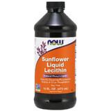 Now Foods Sunflower Liquid Lecithin, Sonnenblumensamenlecithin, flüssig, 473 ml