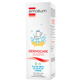 Emolium Dermocare 3-in-1-Set, Badelotion, Waschgel und Shampoo, nach 1 Monat, 2 x 400 ml + Badeemulsion, 50 ml gratis