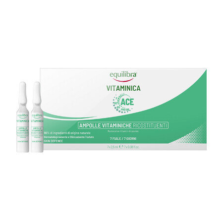 Equilibra Vitaminica Ace, herstellende vitamineampullen, 2,5 ml x 7 ampullen