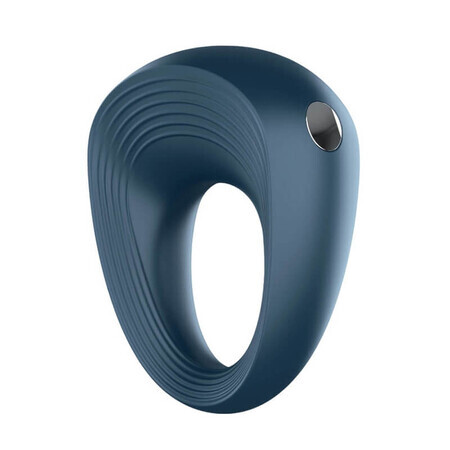 Satisfyer Power Ring, anneau vibrant pour pénis, bleu marine