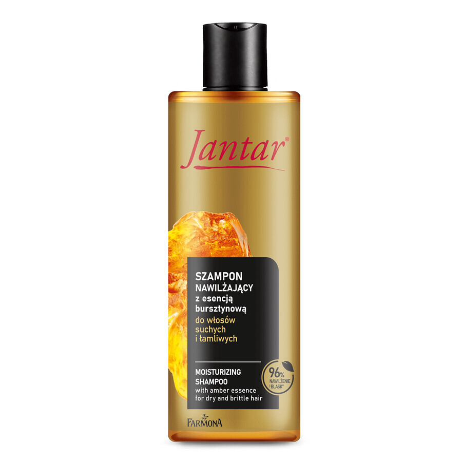 Farmona Jantar, champú hidratante con esencia de ámbar, cabello seco y quebradizo, 300 ml