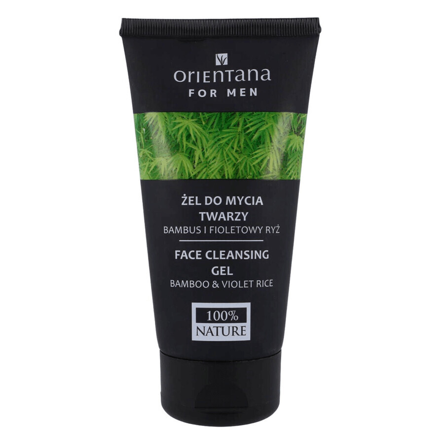 Orientana For Men, Gesichtsreinigungsgel, Bambus und violetter Reis, 150 ml