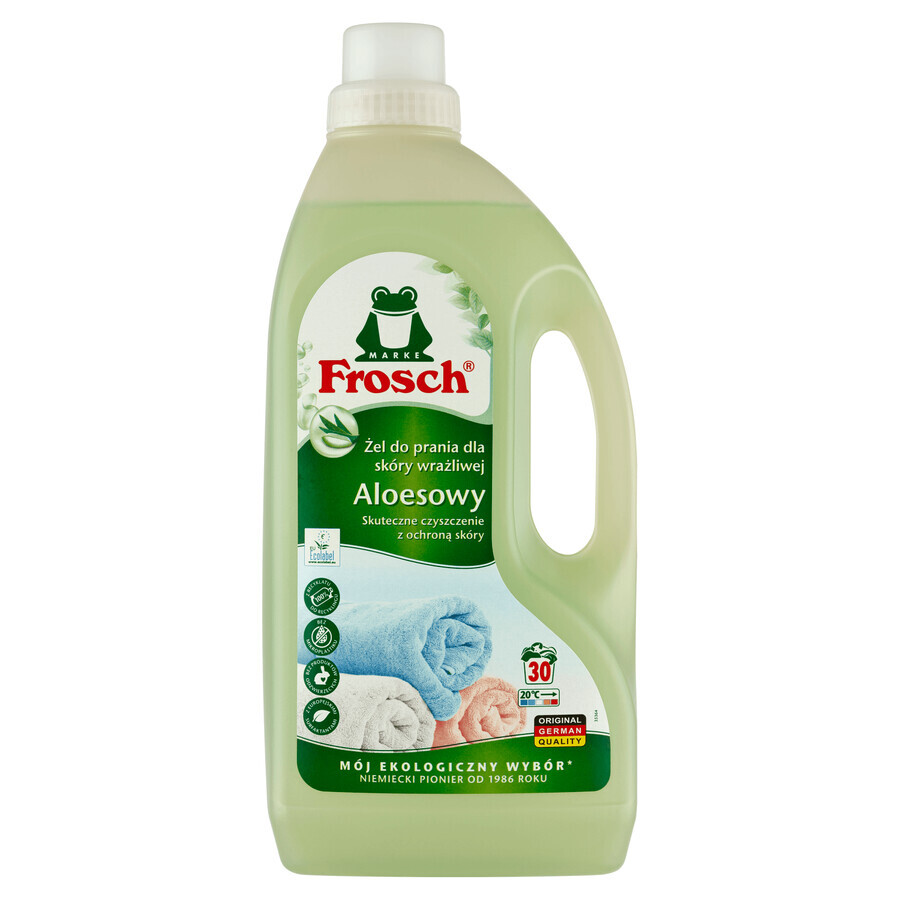 Frosch, fabric washing gel, aloe vera, 1.5 l