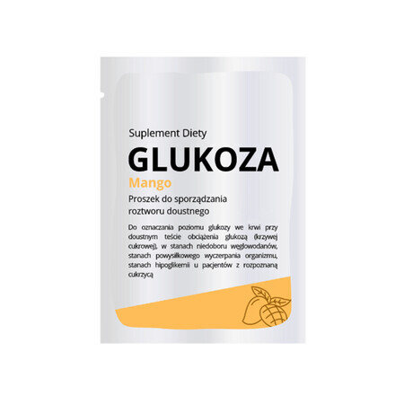 Glukose, Pulver zum Einnehmen, Mangogeschmack, 76,5 g