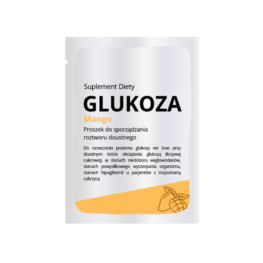 Glukose, Pulver zum Einnehmen, Mangogeschmack, 76,5 g