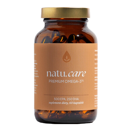 Natu.Care Premium Omega-3 TG, 60 capsules