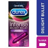 Intense Delight Bullet Mini-Vibrationsgerät für sinnliche Stimulation, Durex