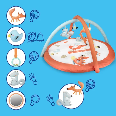 Canpol Babies, educational mat, Fox, from birth, 1 pc