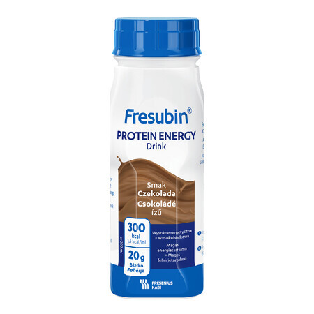 Fresubin Protein Energy Bevanda energetica al gusto di cioccolato, 4 x 200 ml, Fresenius Kabi