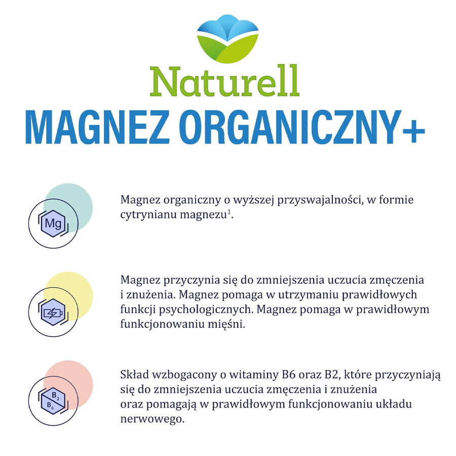 Naturell Bio-Magnesium+, 100 Kapseln